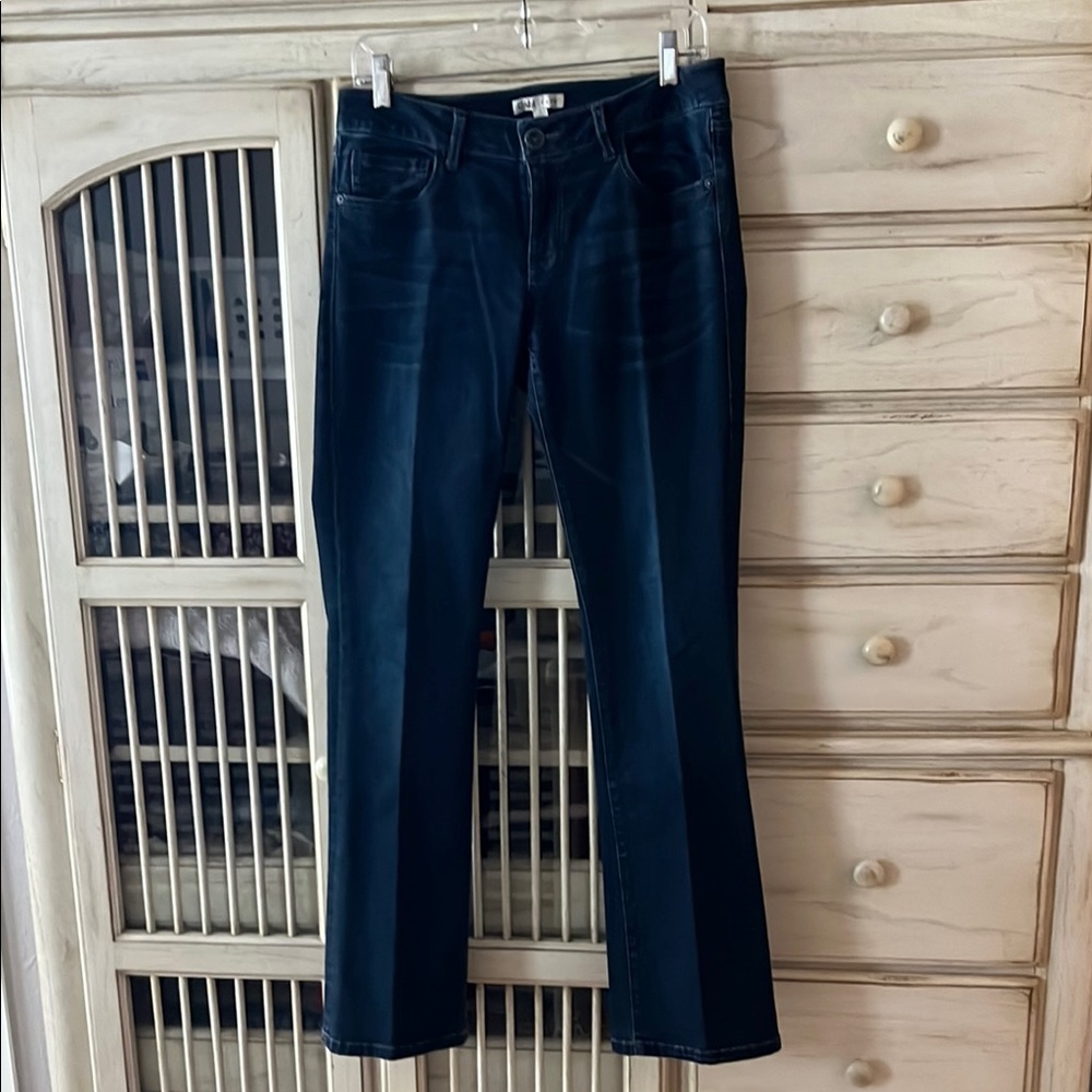 CAbi Dark Denim Boot Cut Jeans Classic Style
